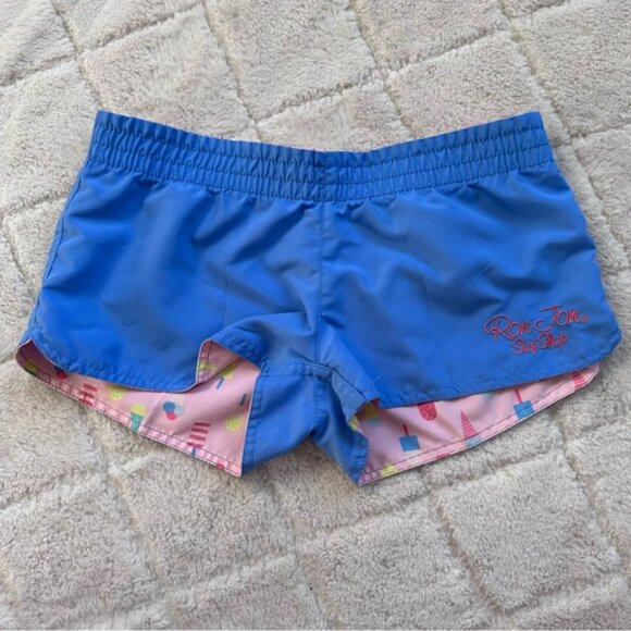 Ron Jon Surf Shop | Blue and Pink Popsicle Reversible Board Shorts | Size Large - Picture 3 of 14